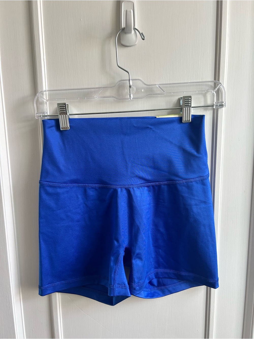OFFLINE By Aerie Goals Gloss 4" Bike Short in “Yearbook” Blue